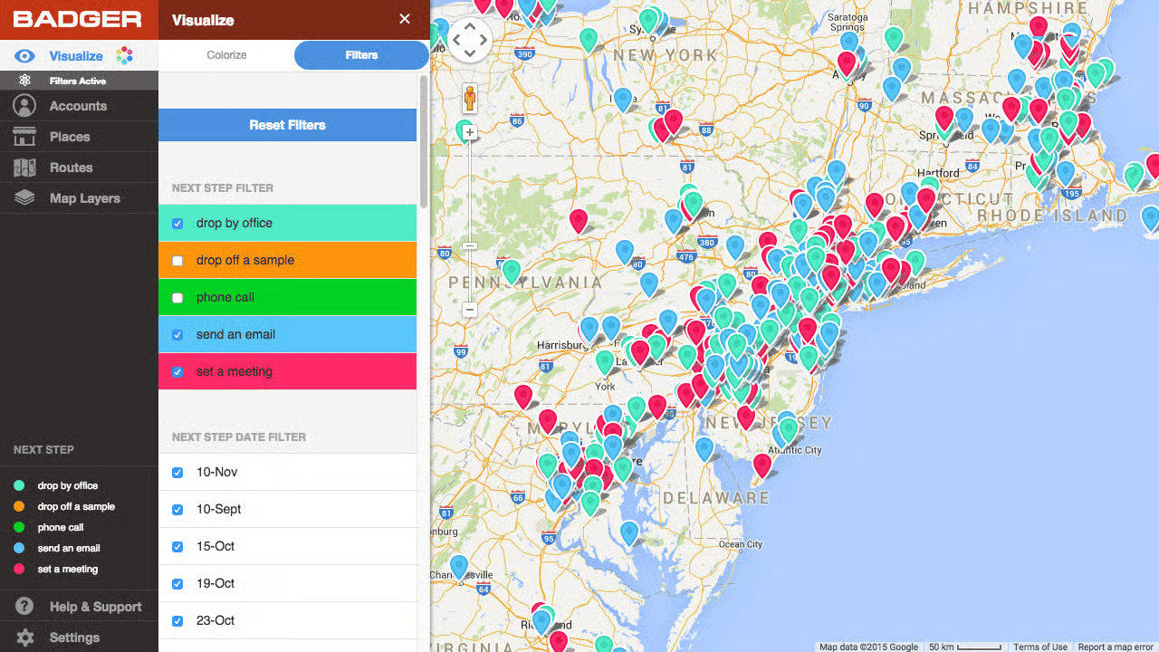 Sales Tools für den Außendienst: Badger Maps