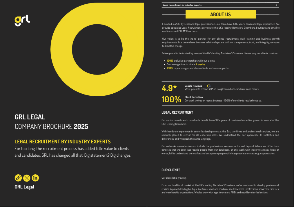  Sales brochure examples GRL Legal