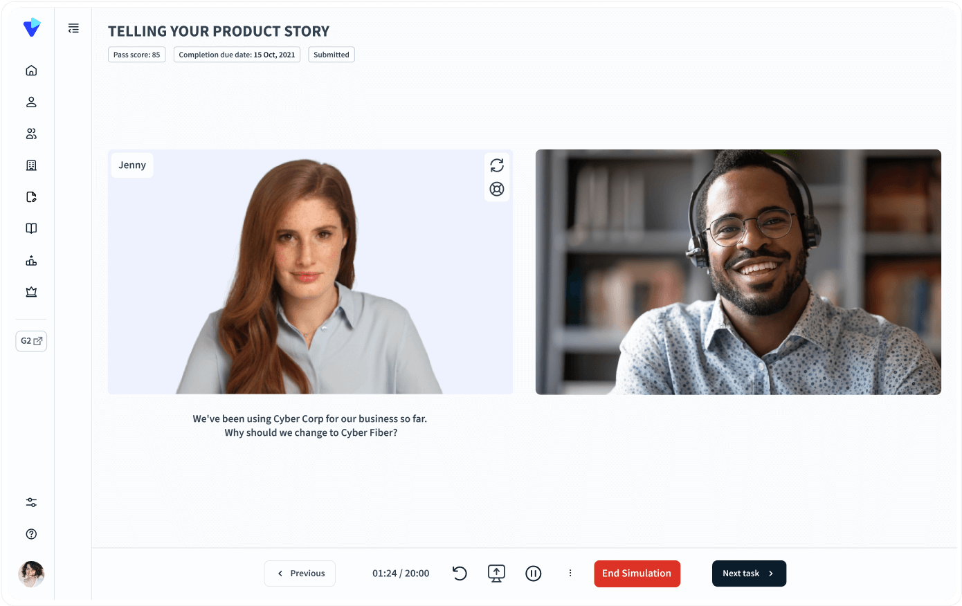Sales coaching software Second Nature