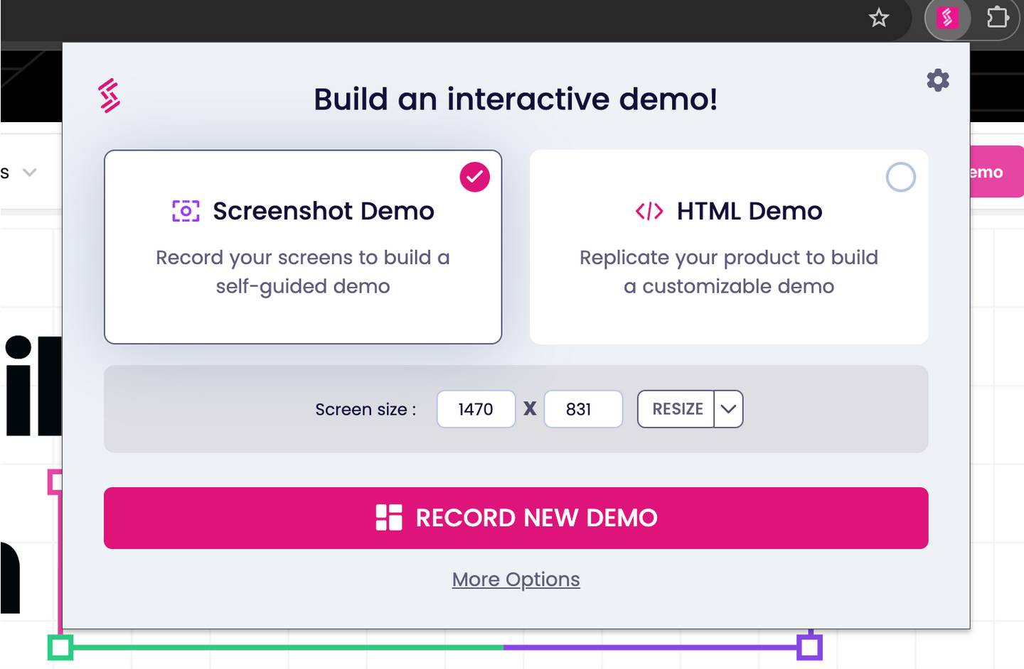 Sales demo software Storylane build demo
