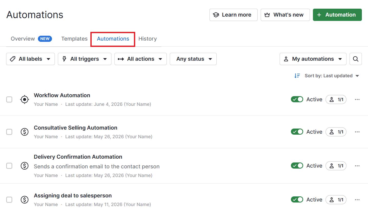 Sales lead qualification Pipedrive custom automations