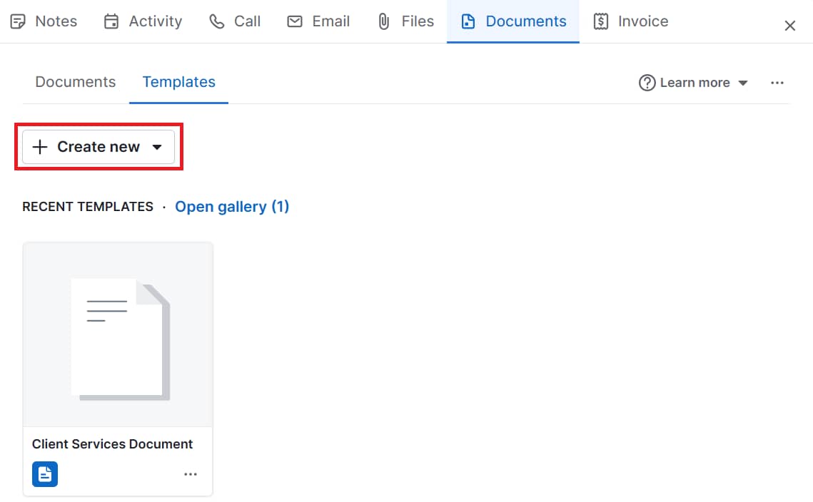 Sales proposal Pipedrive Smart Docs