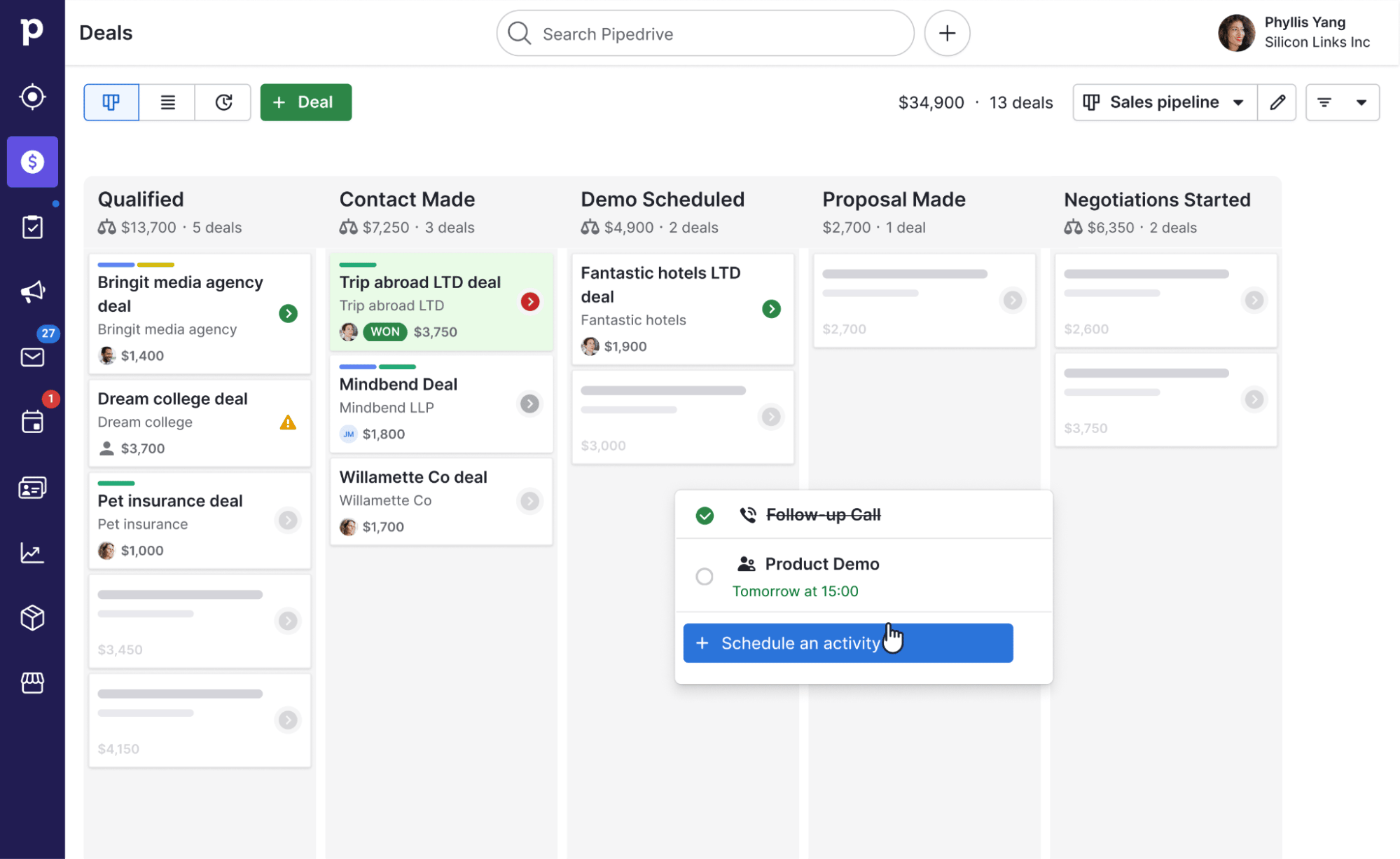 Sales terms Pipedrive sales pipeline