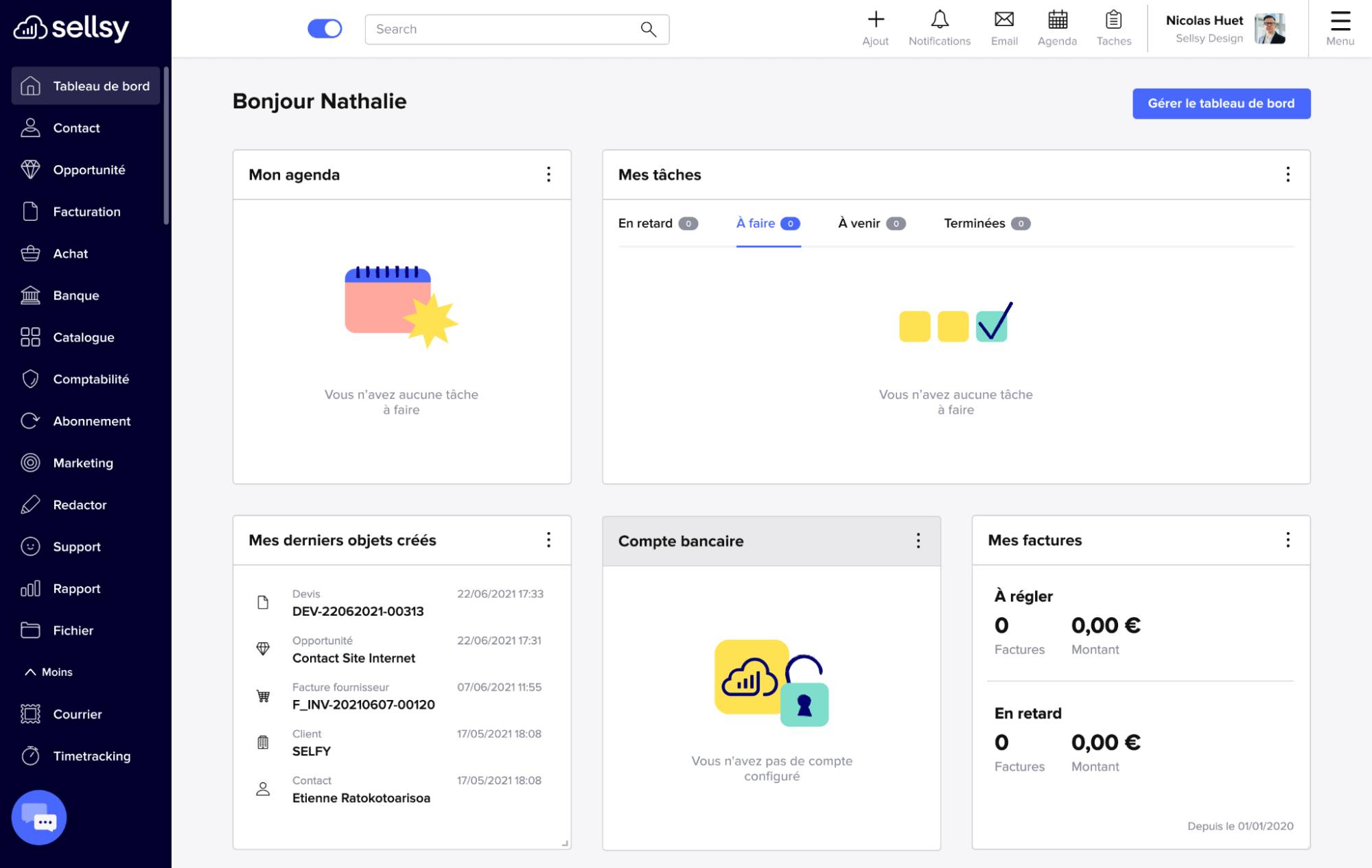 Sellsy : solution tout-en-un pour la gestion commerciale et le support client
