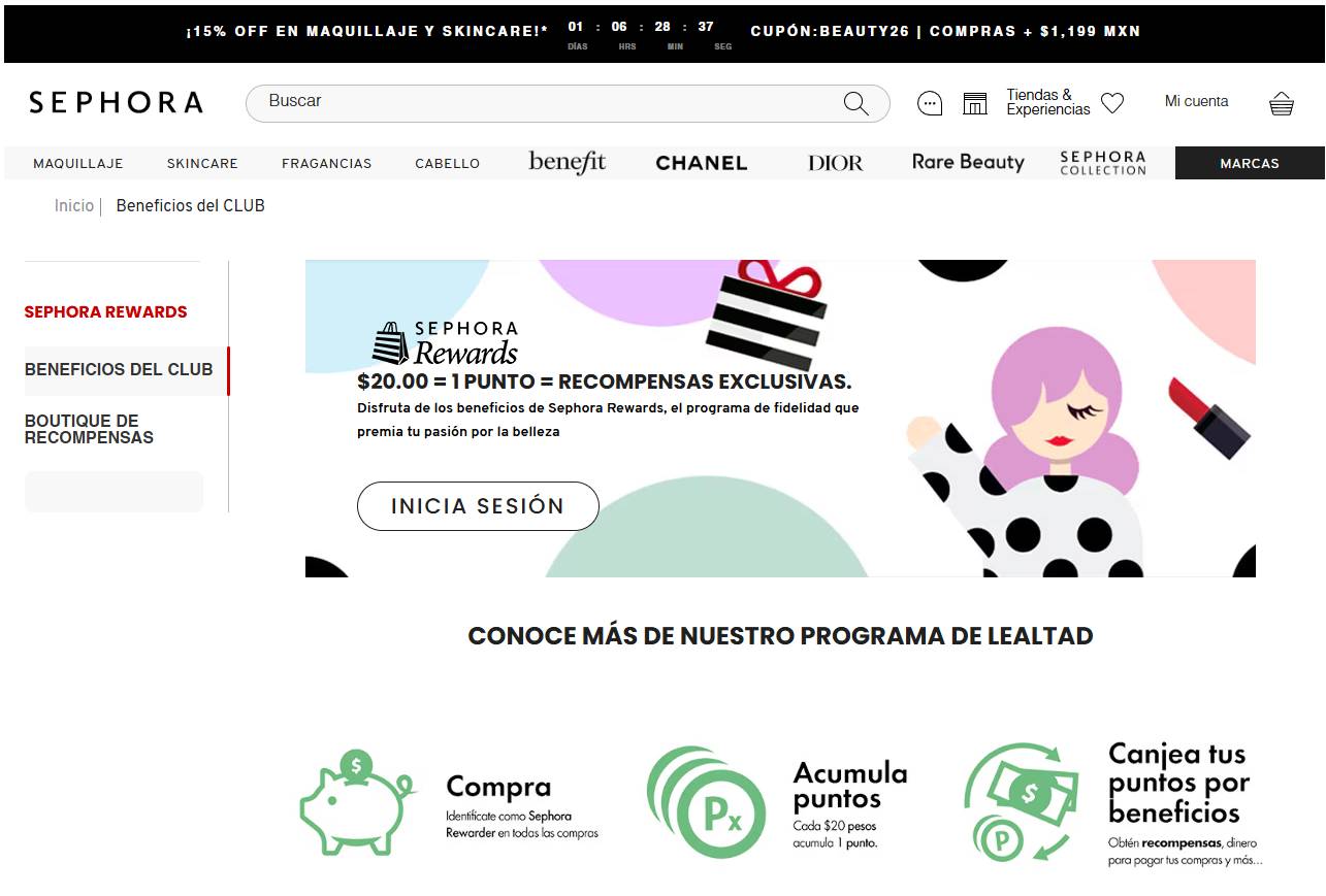 Sephora Promocion de ventas