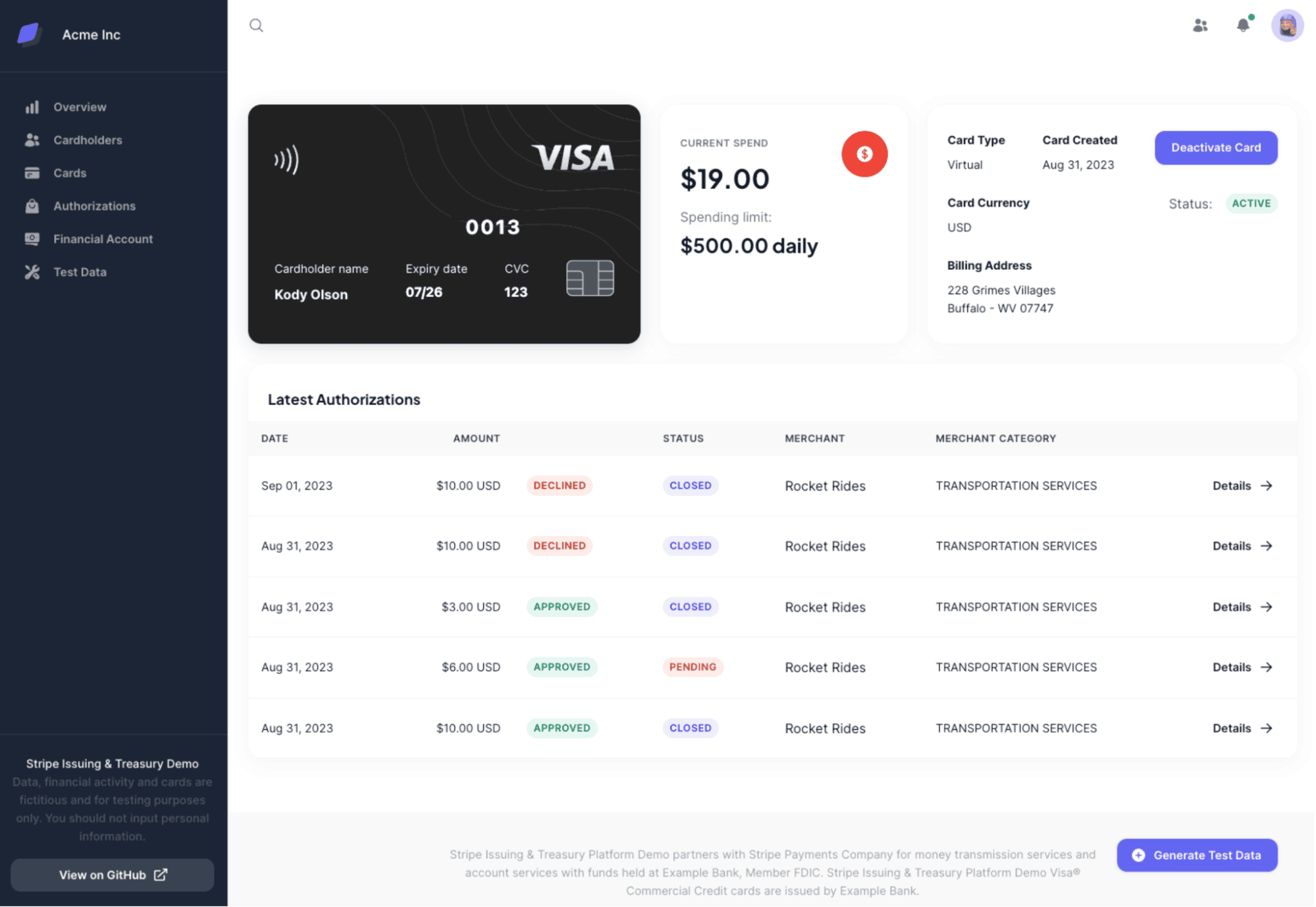 Small business workflow management software Stripe