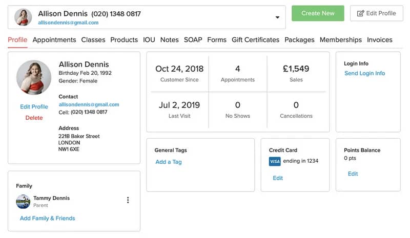  Spa CRM solutions Vagaro interface