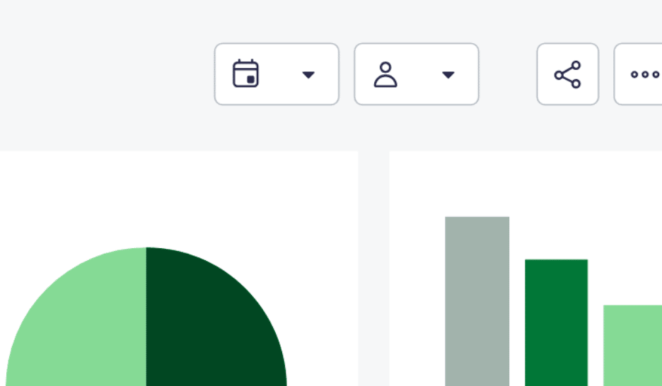 Tablero de informes de ventas de Pipedrive con métricas del equipo comercial.