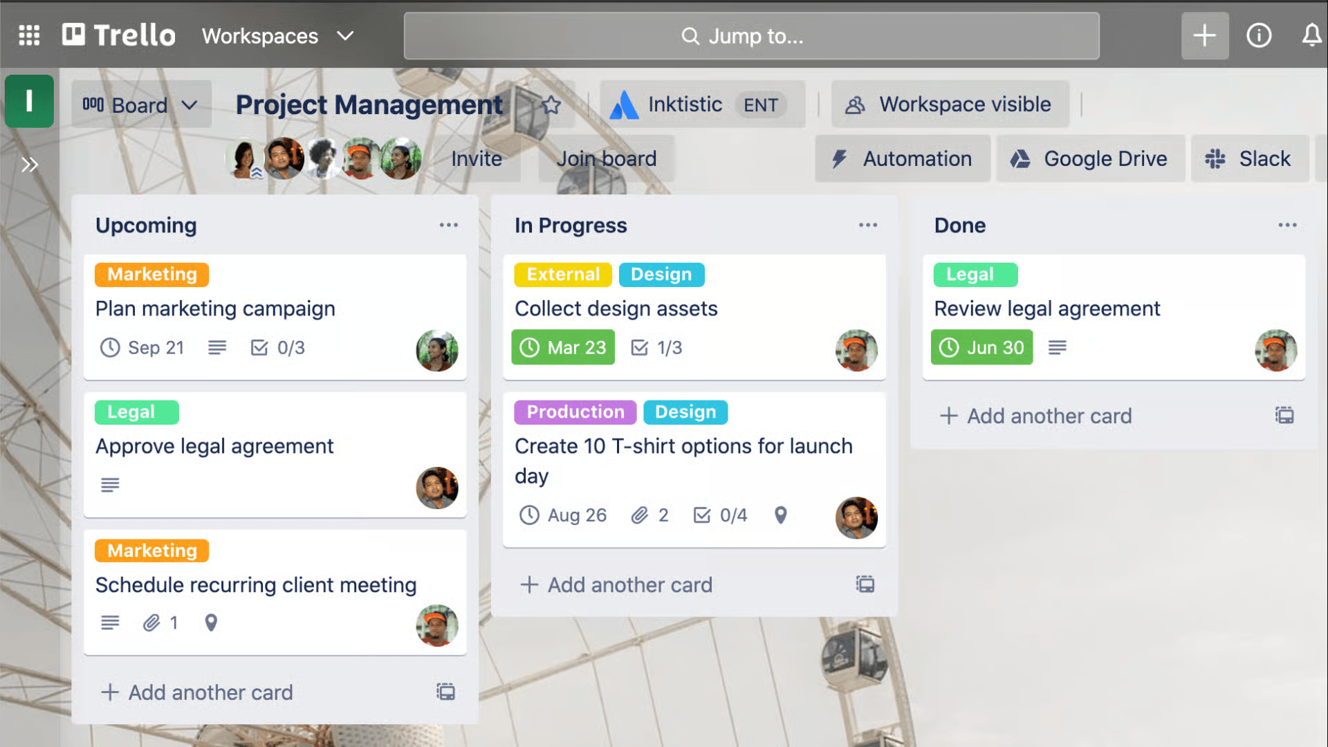 Trello Dashboard