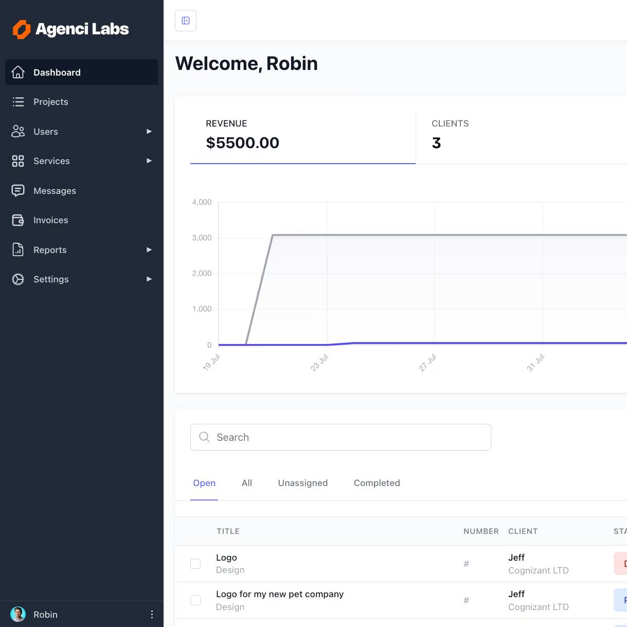 White label project management software ManyRequests