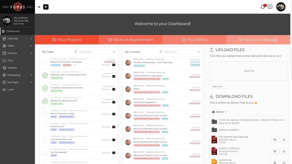 White label project management software SuiteDash