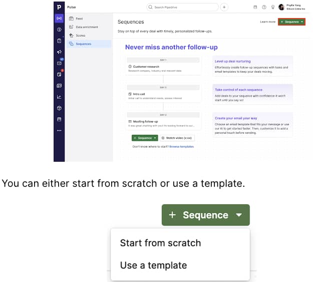 How to set up a Sequence in Pipedrive
