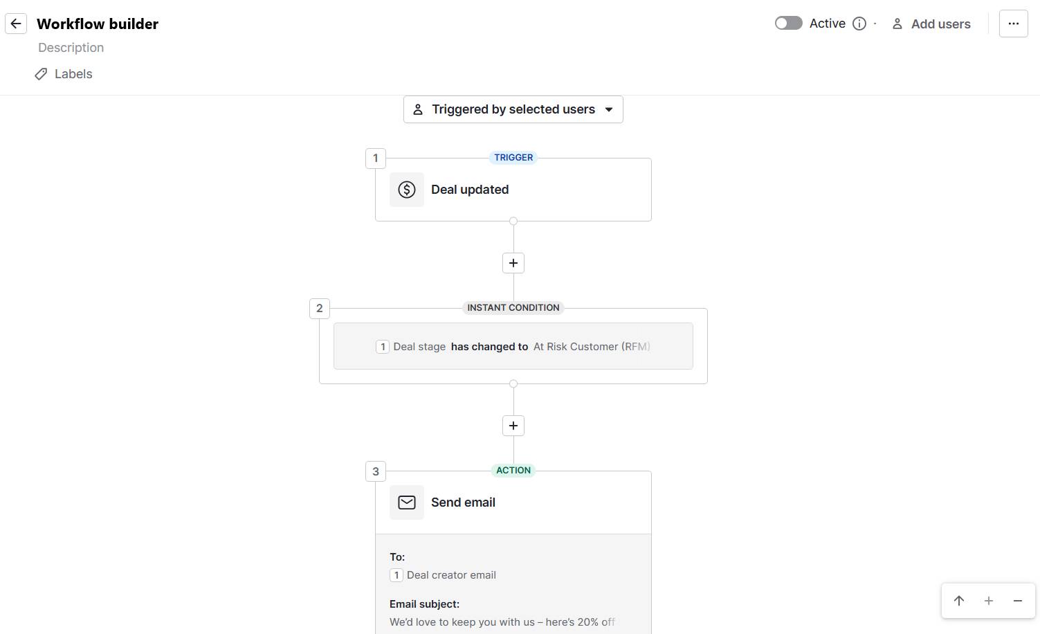 Zoho vs Monday Pipedrive workflow builder