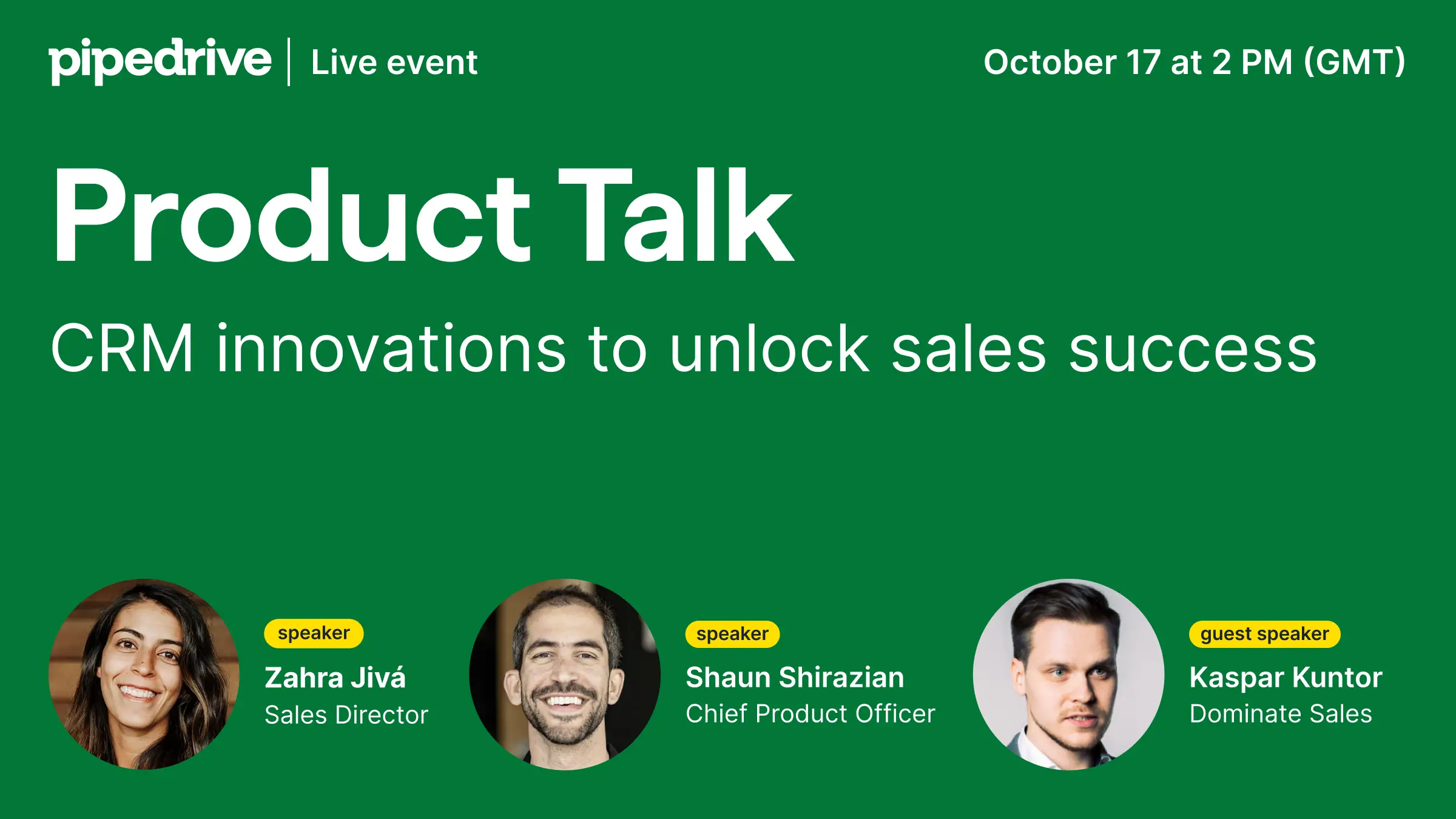 Pipedrive Product Talk