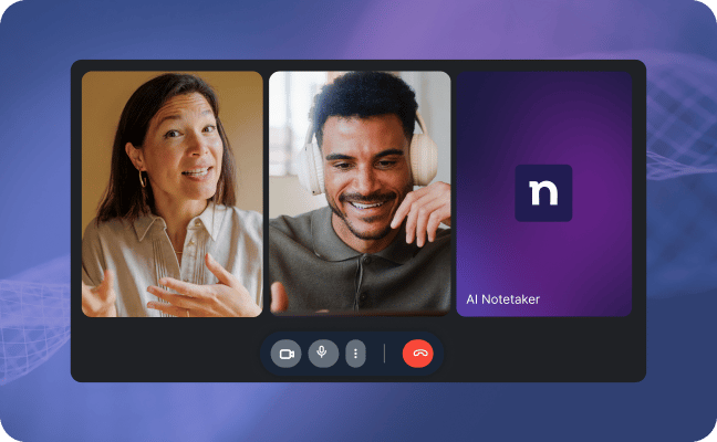 Pipedrive Nova AI Notetaker transcribing a sales call