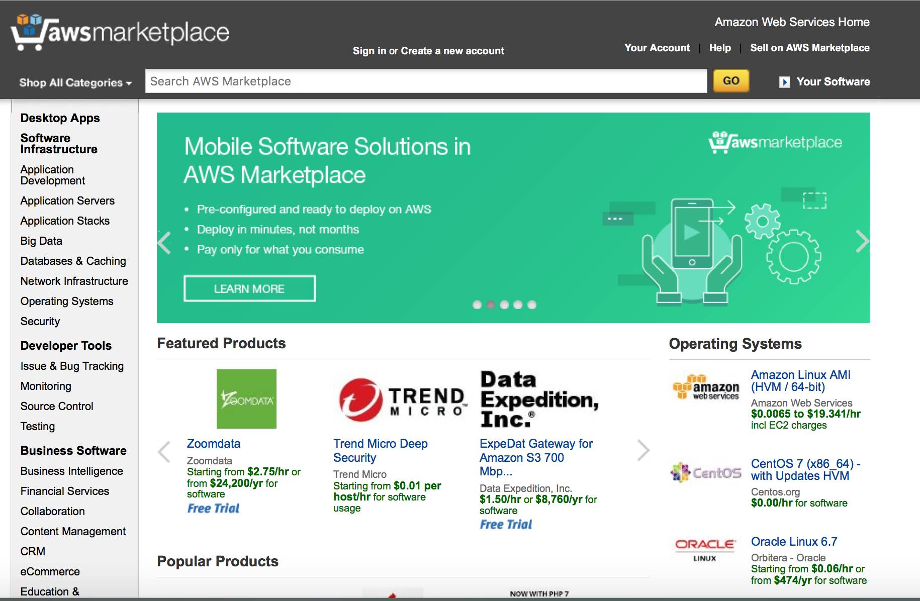 IaaS SaaS PaaS Amazon Web Services (AWS) interface