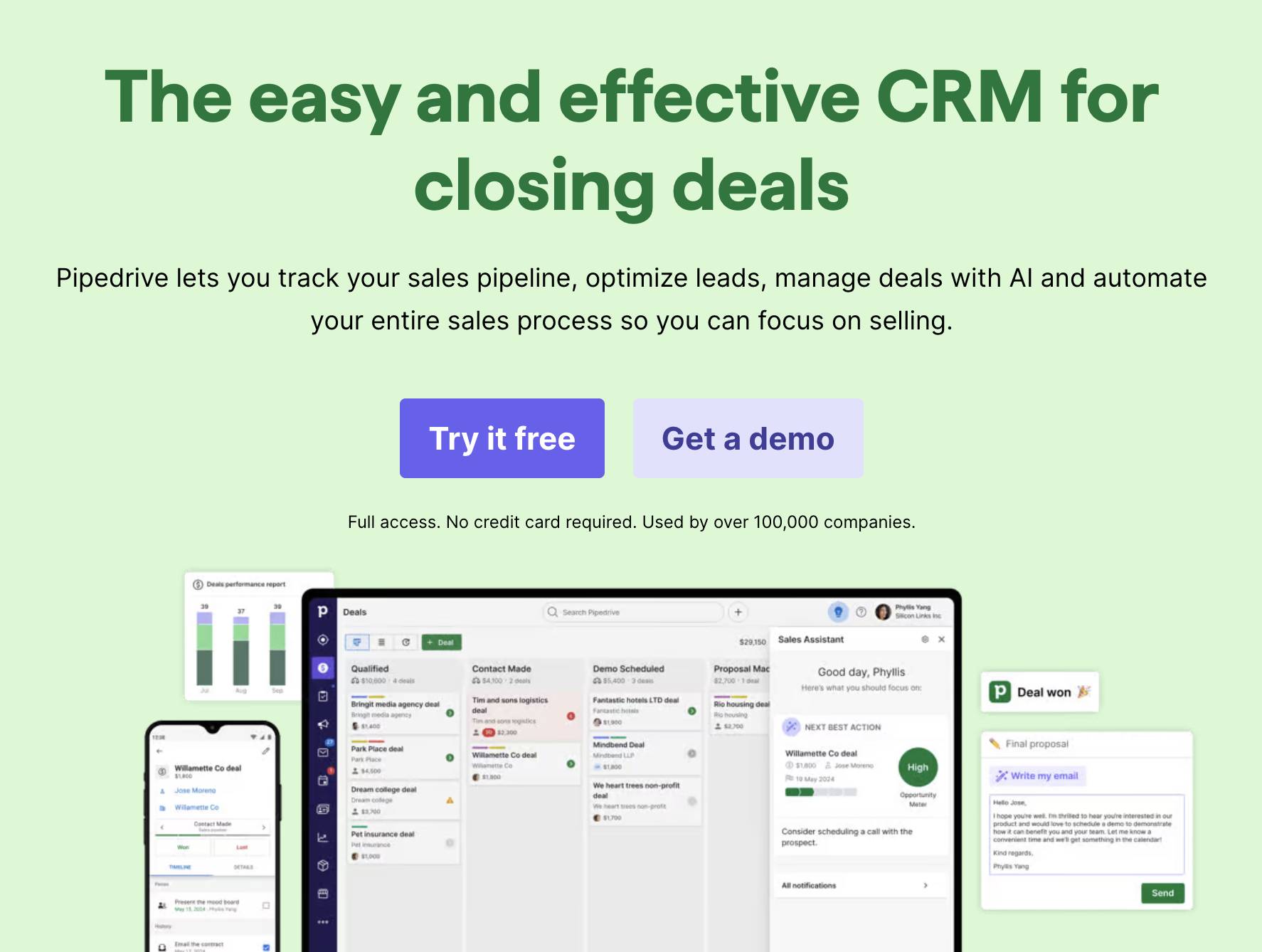 customer engagement metrics Pipedrive