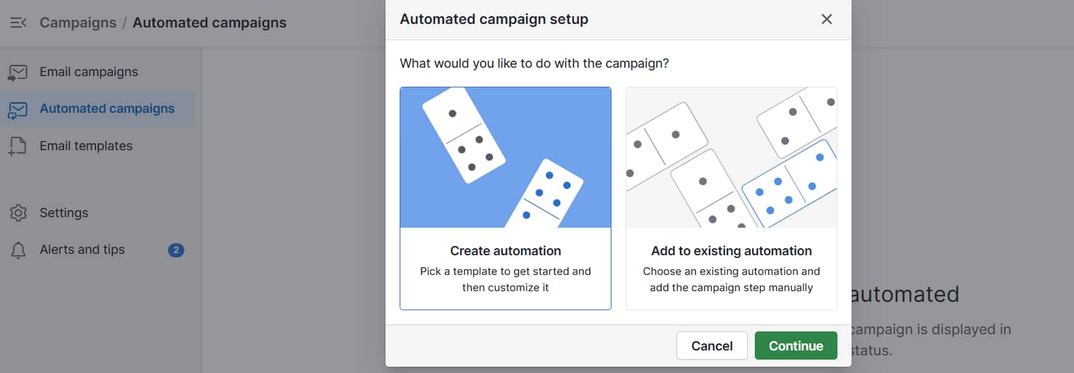 customer marketing Pipedrive automated campaign setup