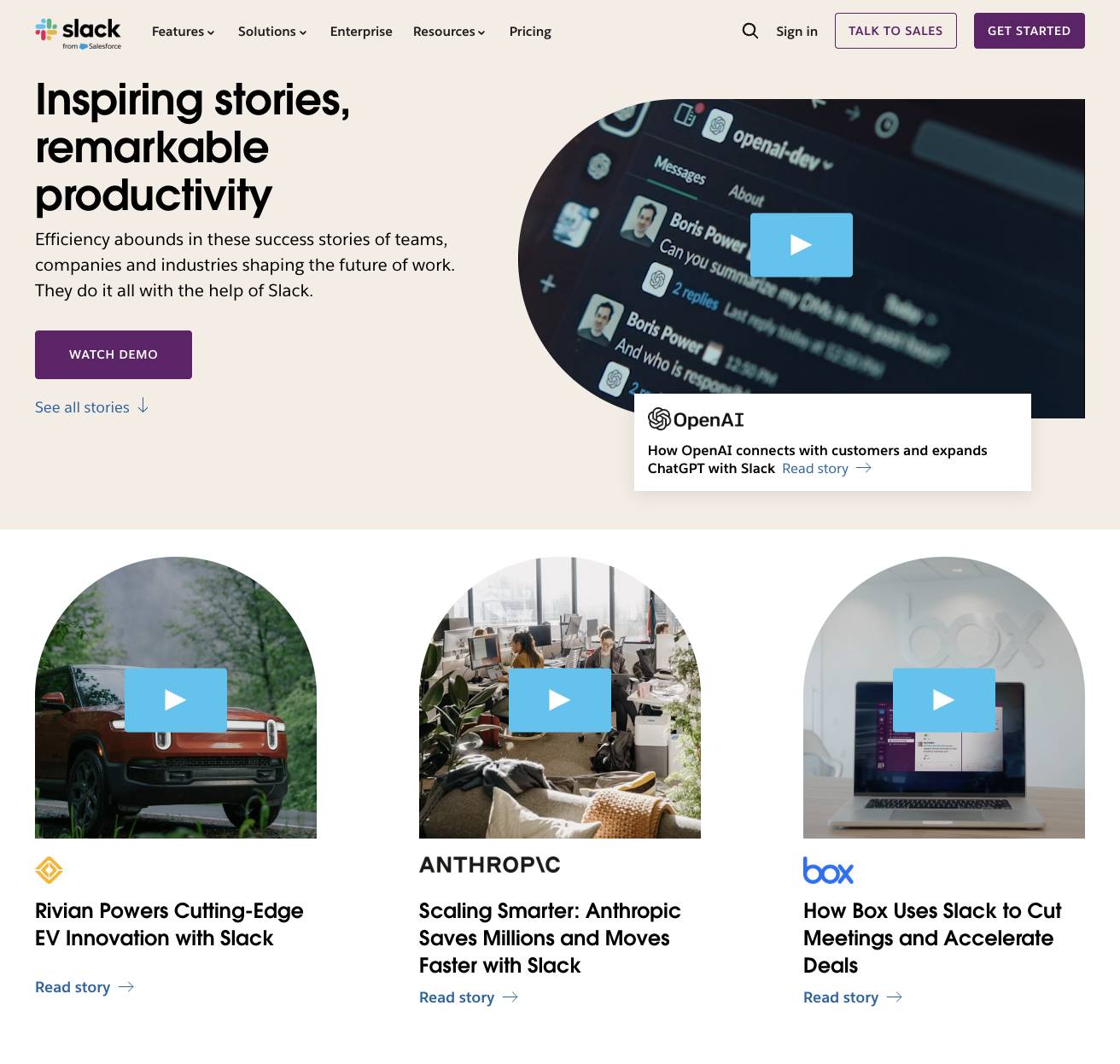  customer stories Pipedrive Slack example