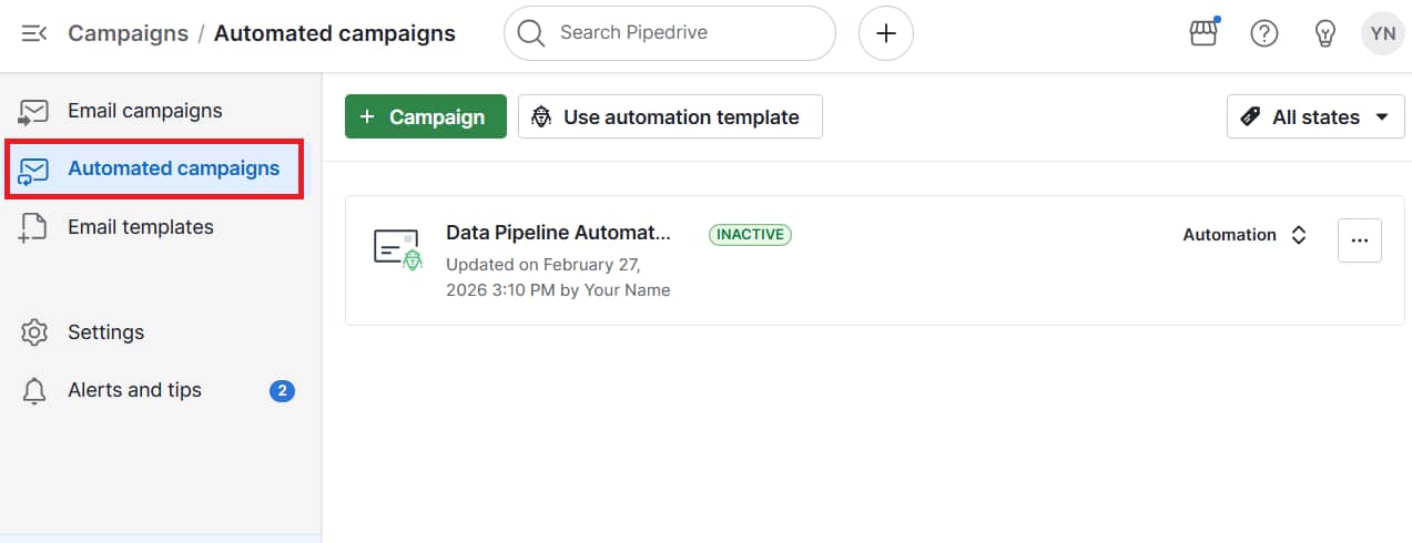 data pipeline automation pipedrive marketing automation tools