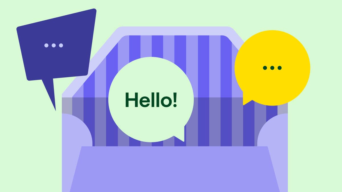 Welcome email examples