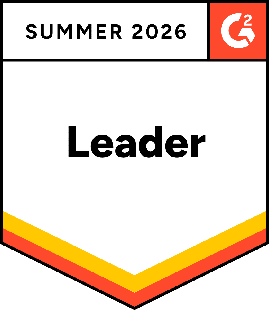 G2 Leader badge, Summer 2026