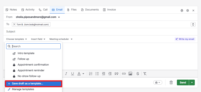 Pipedrive email templates