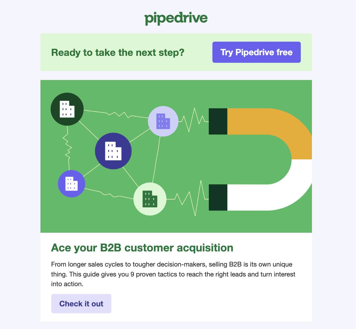 what is remarketing pipedrive newsletter example