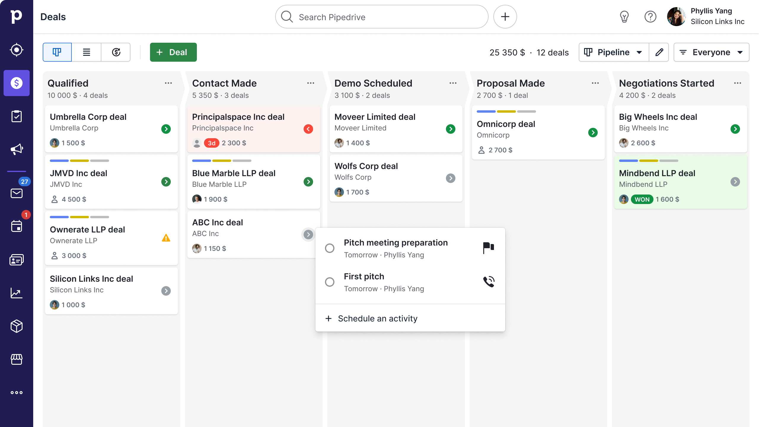 Sales CRM & Pipeline Management Software | Pipedrive